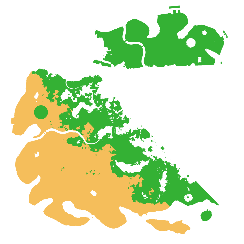 Biome Rust Map: Procedural Map, Size: 4650, Seed: 132954688