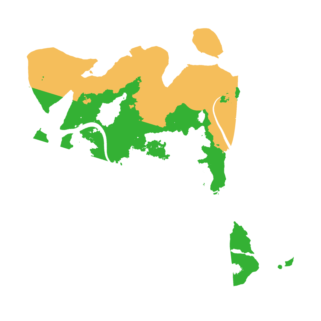 Biome Rust Map: Procedural Map, Size: 2975, Seed: 452377