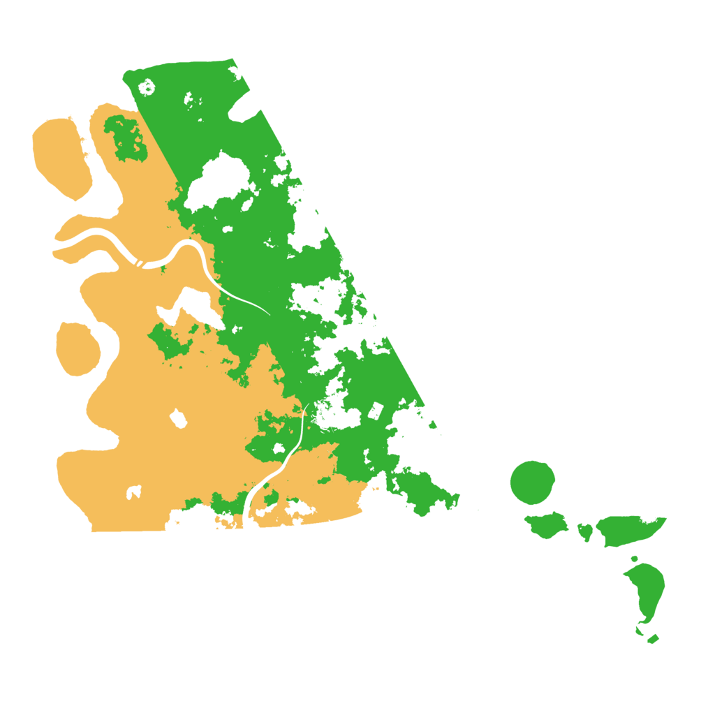 Biome Rust Map: Procedural Map, Size: 4500, Seed: 1542984942