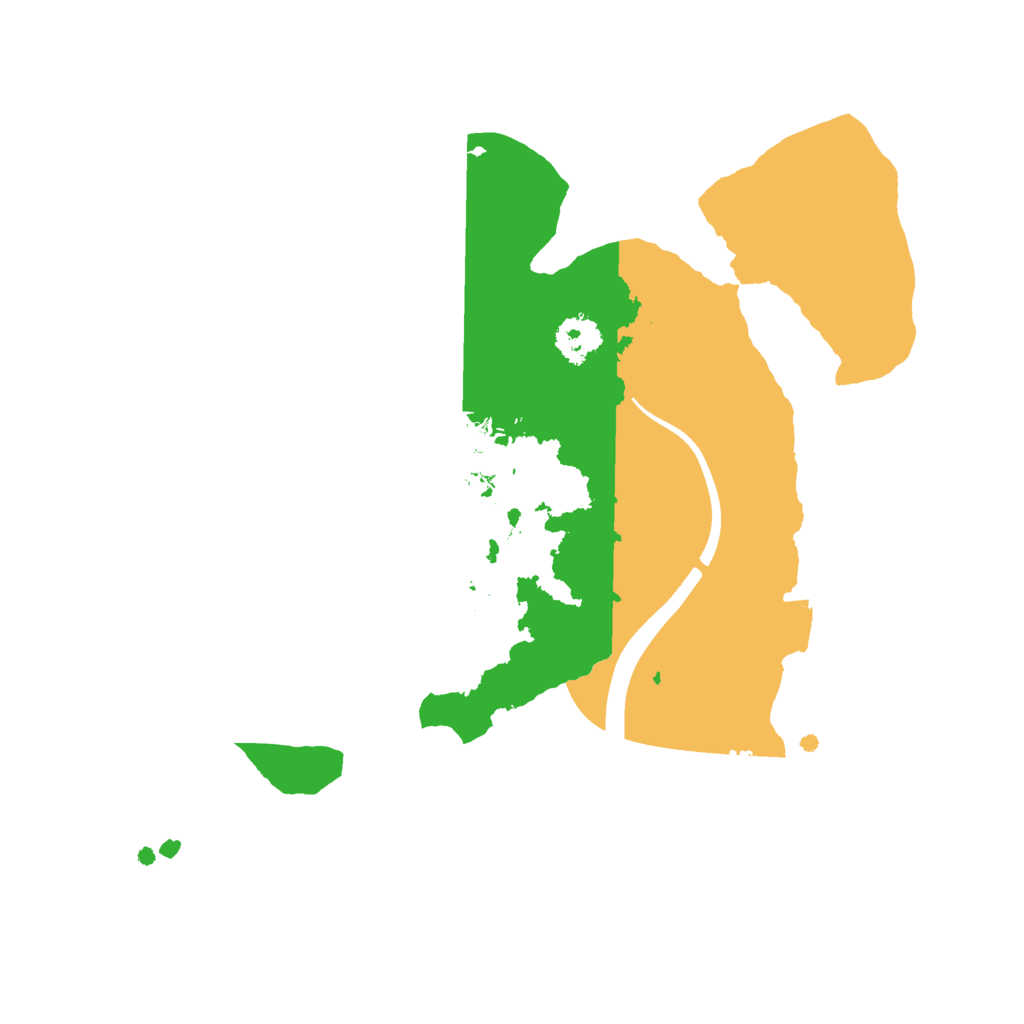 Biome Rust Map: Procedural Map, Size: 2300, Seed: 401490157