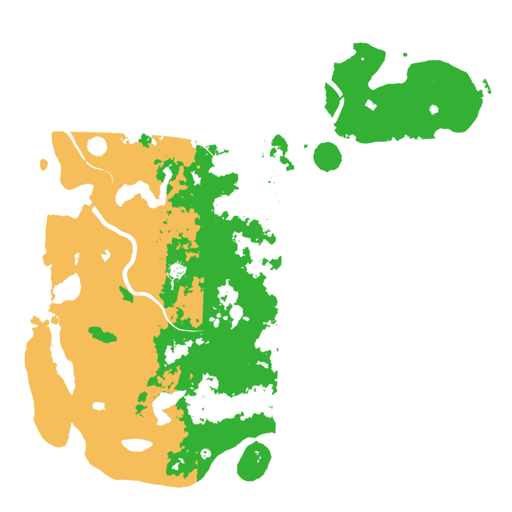 Biome Rust Map: Procedural Map, Size: 5000, Seed: 1837808926