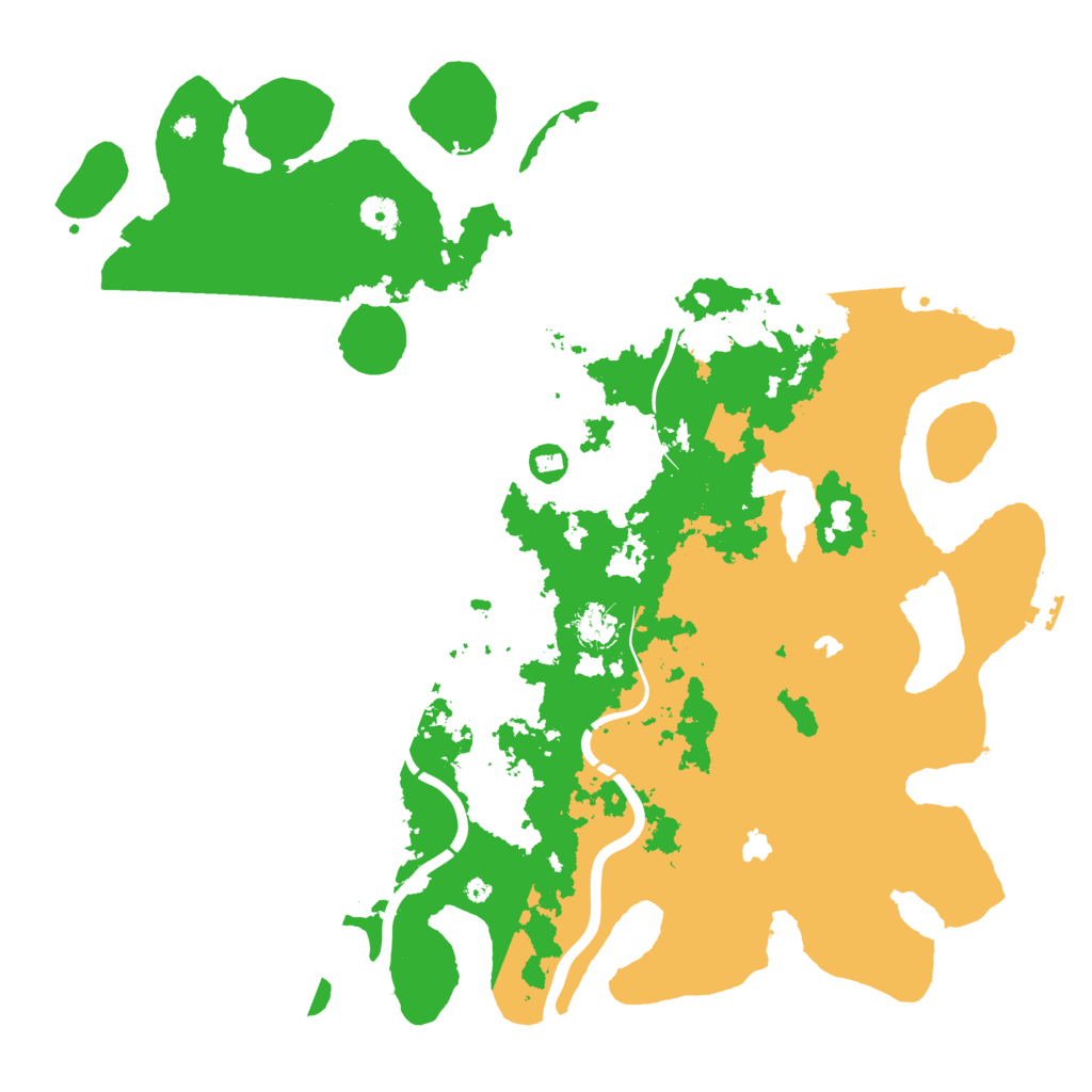 Biome Rust Map: Procedural Map, Size: 4500, Seed: 1245263246