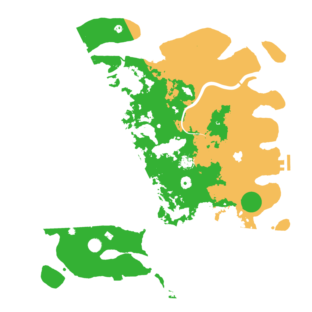 Biome Rust Map: Procedural Map, Size: 4000, Seed: 34654353