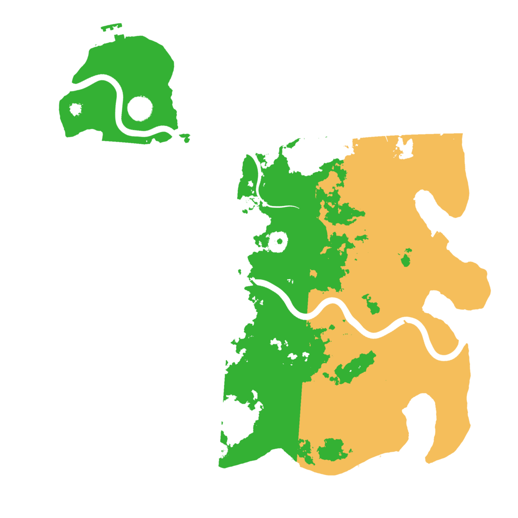 Biome Rust Map: Procedural Map, Size: 3750, Seed: 1434614226