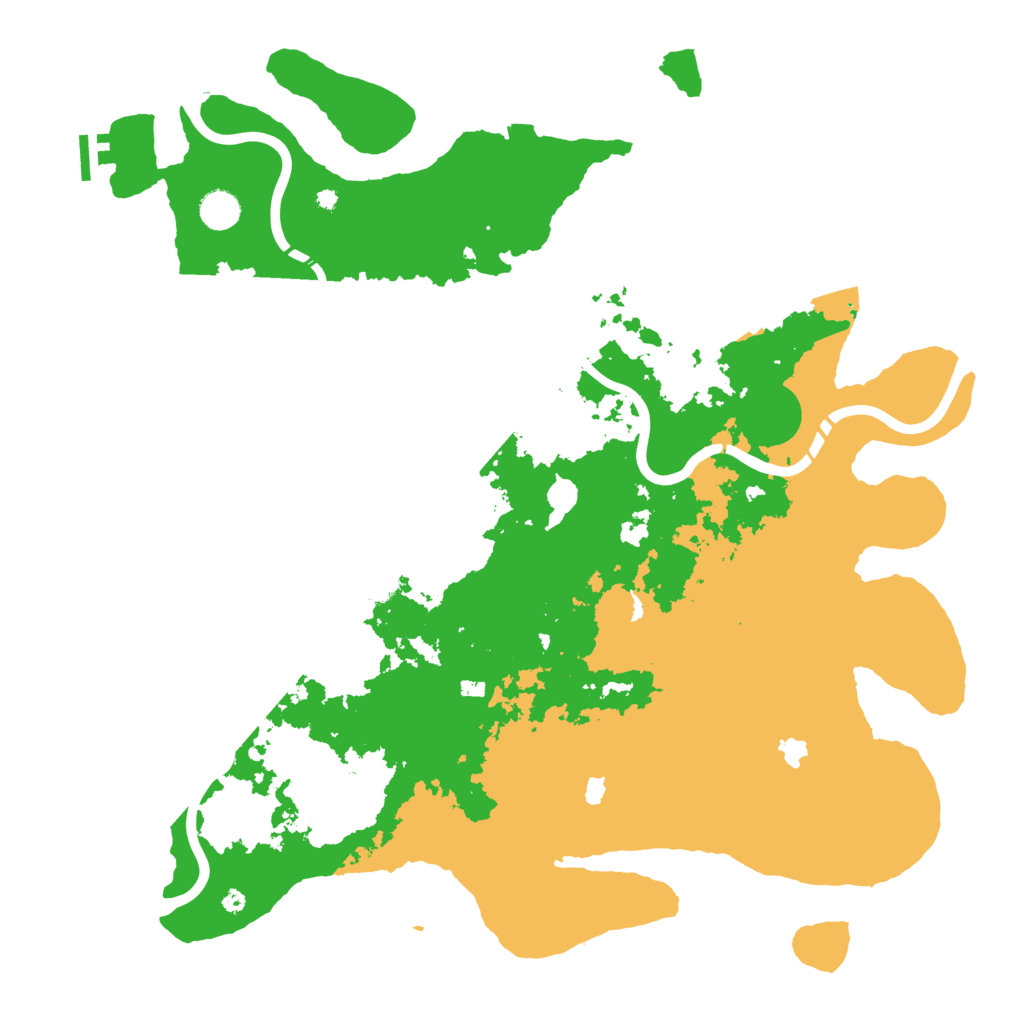 Biome Rust Map: Procedural Map, Size: 4500, Seed: 930829872