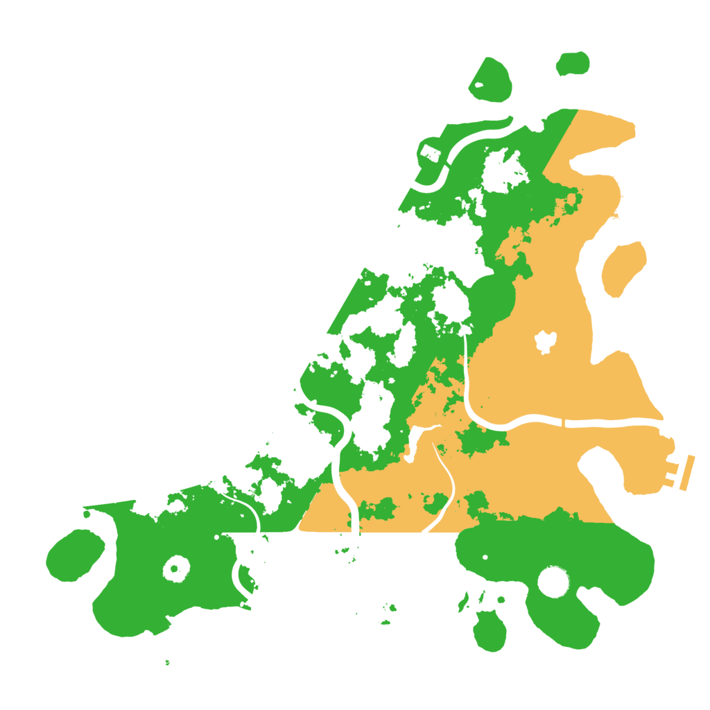 Biome Rust Map: Procedural Map, Size: 4000, Seed: 2023987932