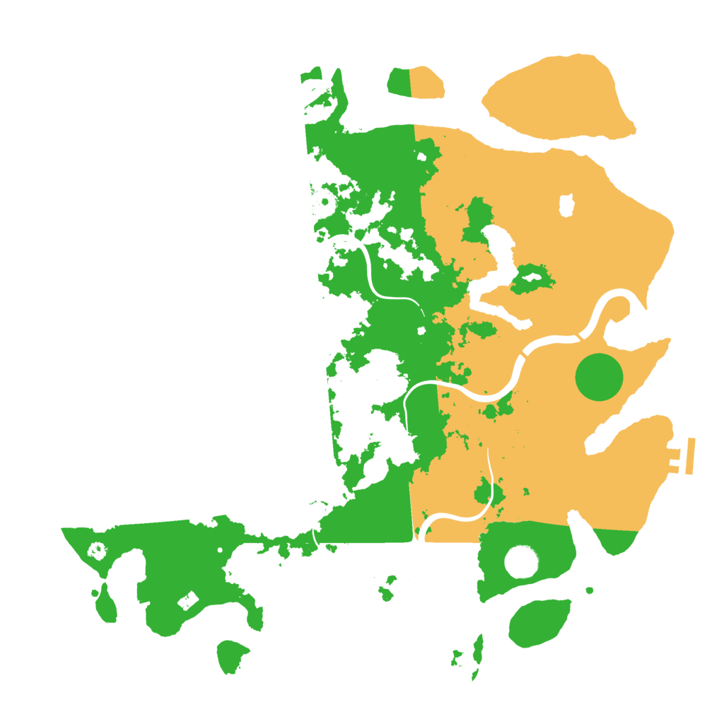 Biome Rust Map: Procedural Map, Size: 4000, Seed: 388289482