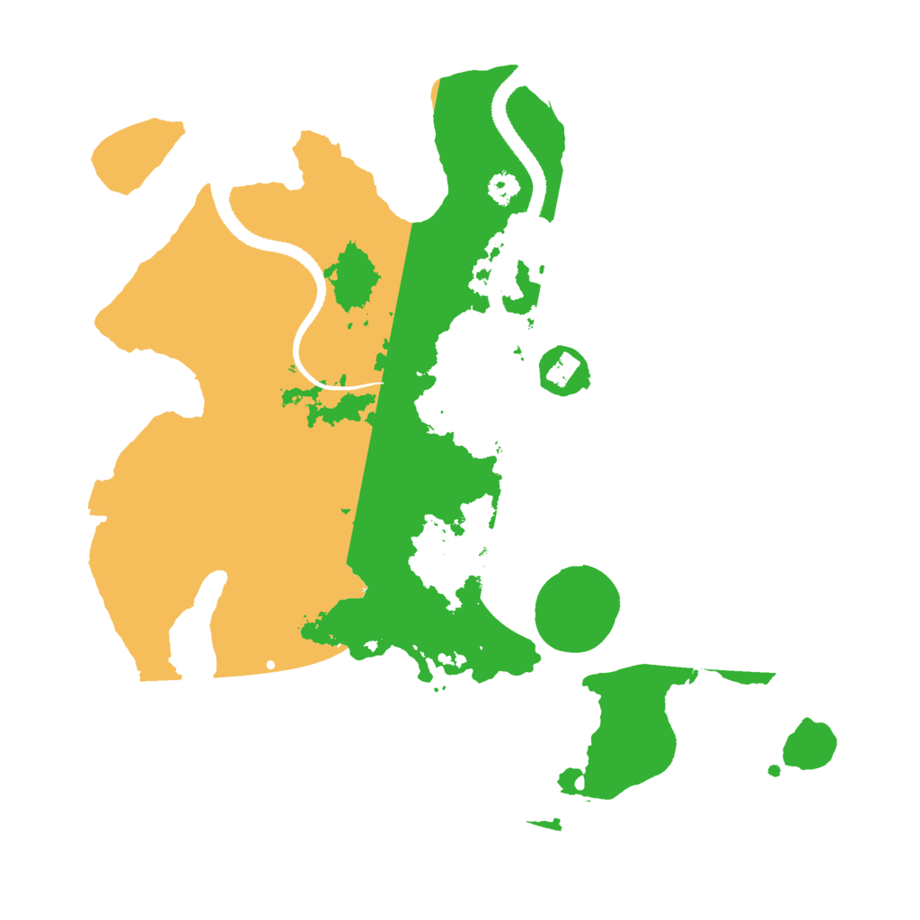 Biome Rust Map: Procedural Map, Size: 3000, Seed: 31752