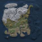 Thumbnail Rust Map: Procedural Map, Size: 3500, Seed: 1787639184, 12 Monuments