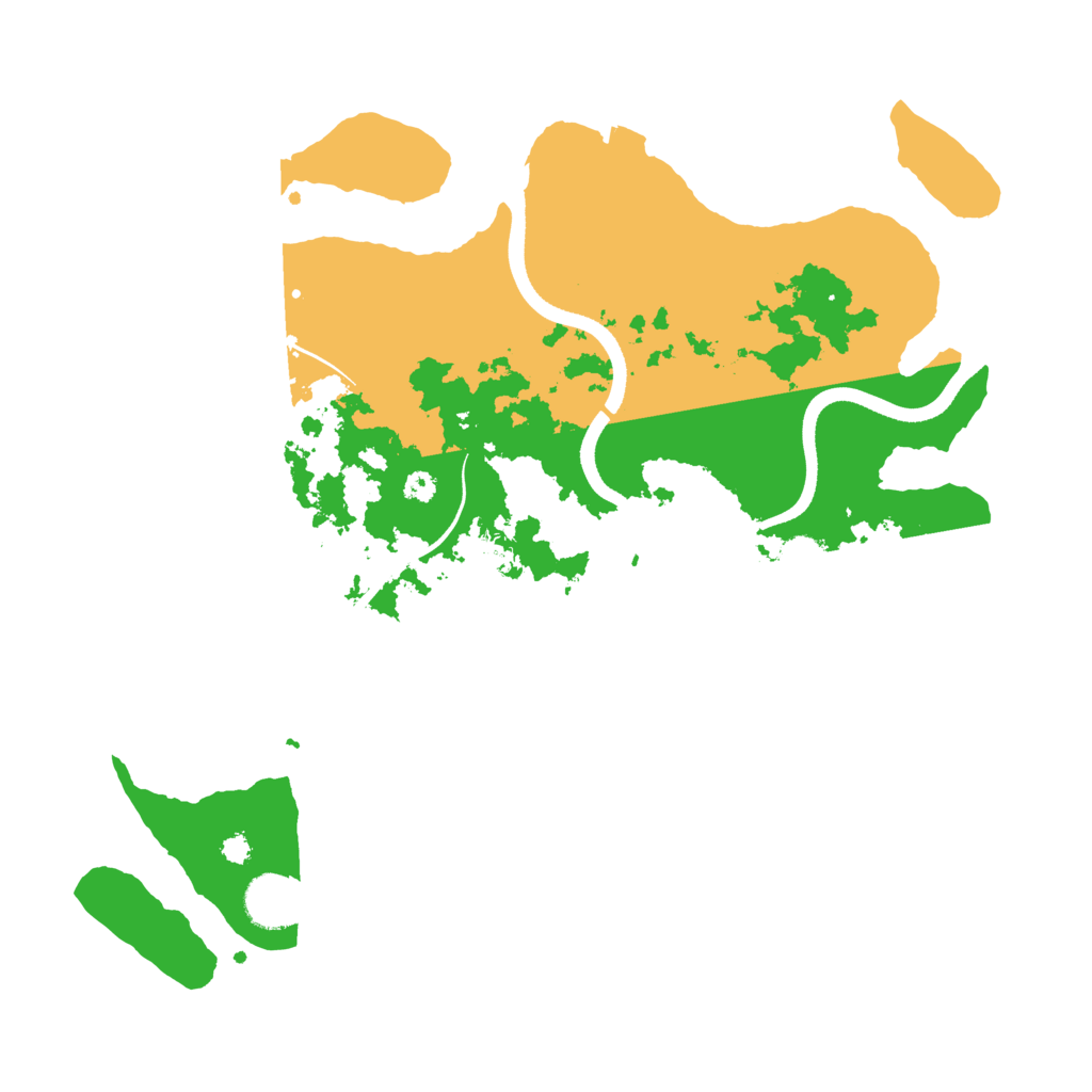 Biome Rust Map: Procedural Map, Size: 3500, Seed: 320960882