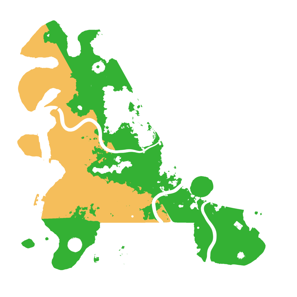 Biome Rust Map: Procedural Map, Size: 3750, Seed: 243710637