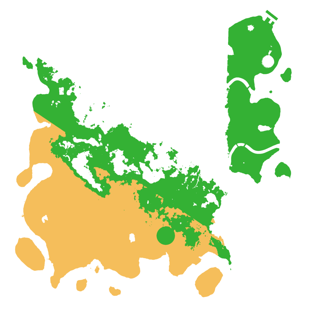 Biome Rust Map: Procedural Map, Size: 4500, Seed: 1699882016