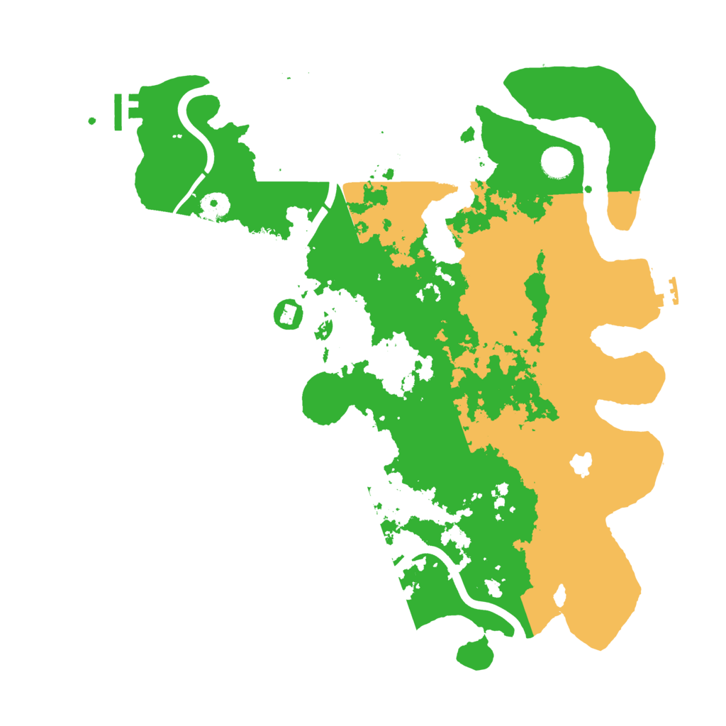 Biome Rust Map: Procedural Map, Size: 4000, Seed: 99027