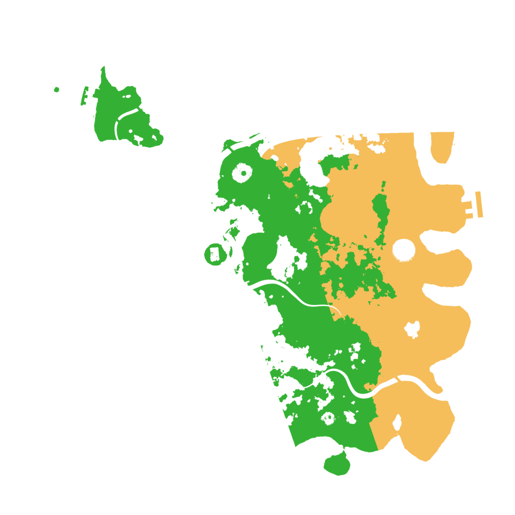 Biome Rust Map: Procedural Map, Size: 4000, Seed: 99027
