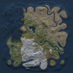 Thumbnail Rust Map: Procedural Map, Size: 4000, Seed: 624314, 13 Monuments