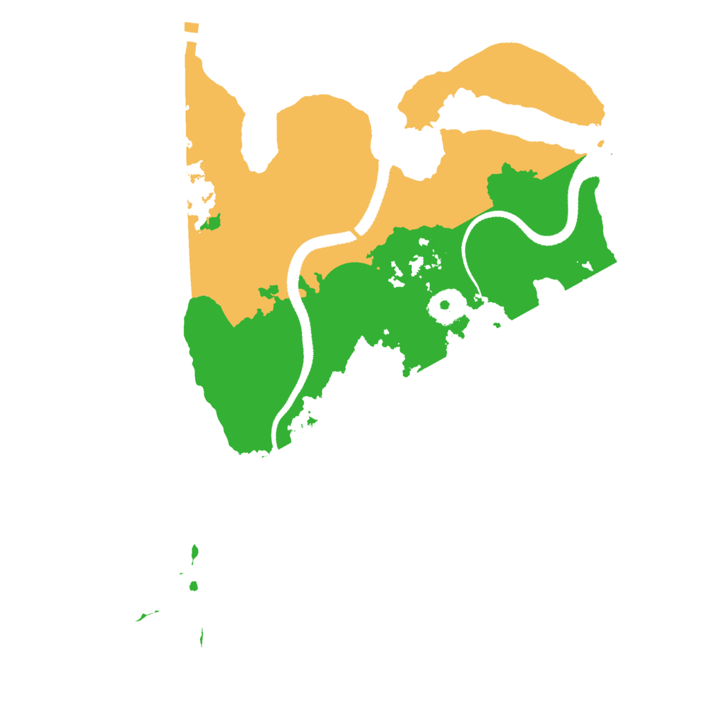 Biome Rust Map: Procedural Map, Size: 3000, Seed: 20040412