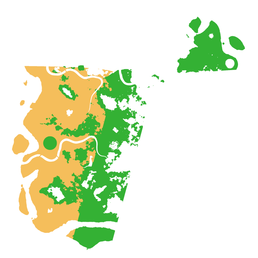 Biome Rust Map: Procedural Map, Size: 5000, Seed: 1023235899