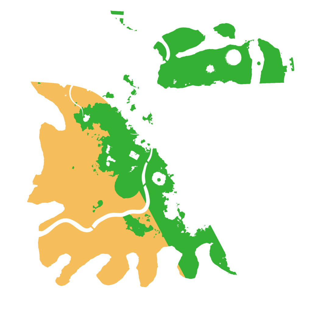 Biome Rust Map: Procedural Map, Size: 3500, Seed: 1376094126