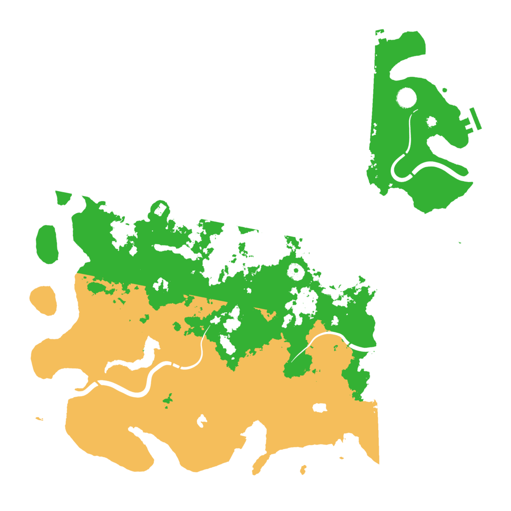 Biome Rust Map: Procedural Map, Size: 4500, Seed: 302356990