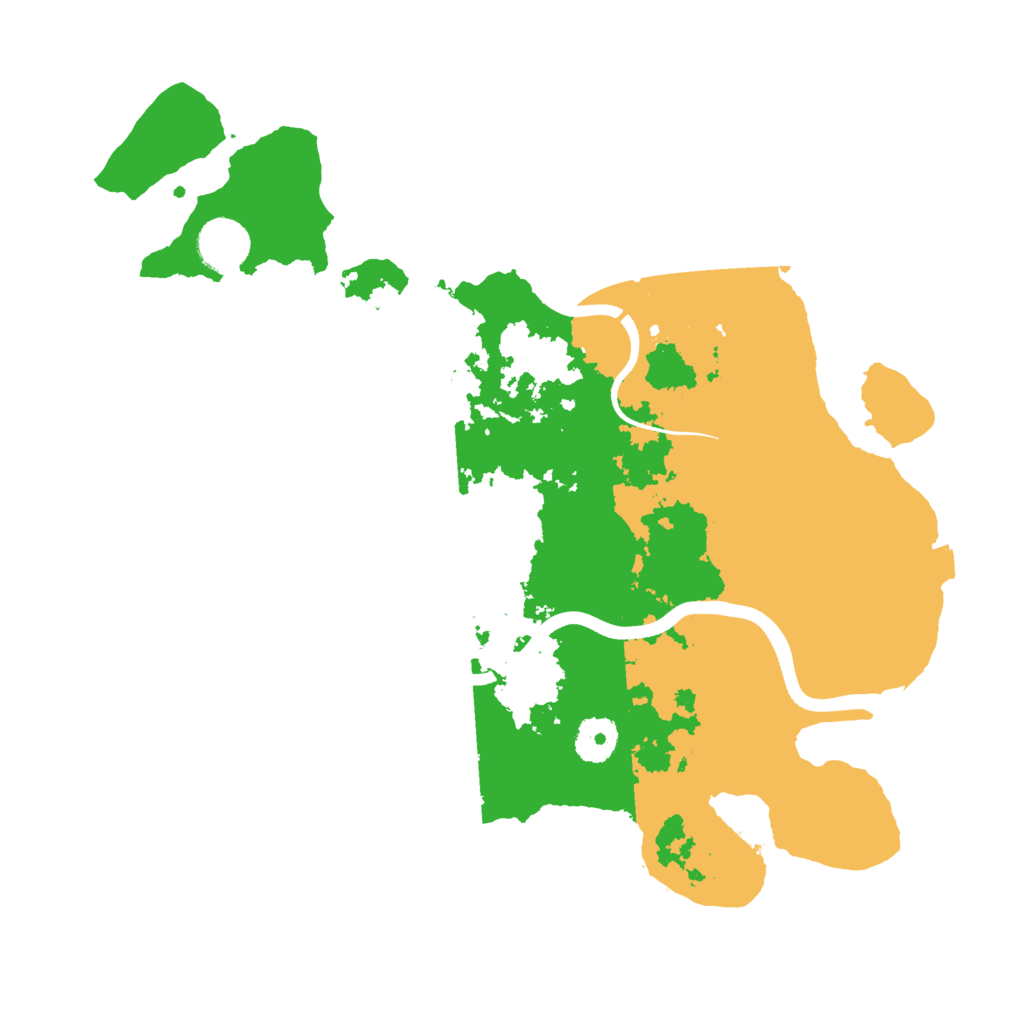 Biome Rust Map: Procedural Map, Size: 3500, Seed: 871687159