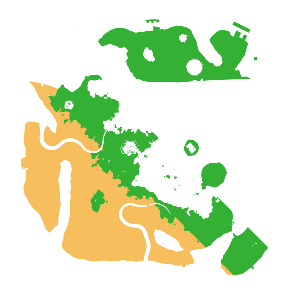 Biome Rust Map: Procedural Map, Size: 3250, Seed: 1760336836