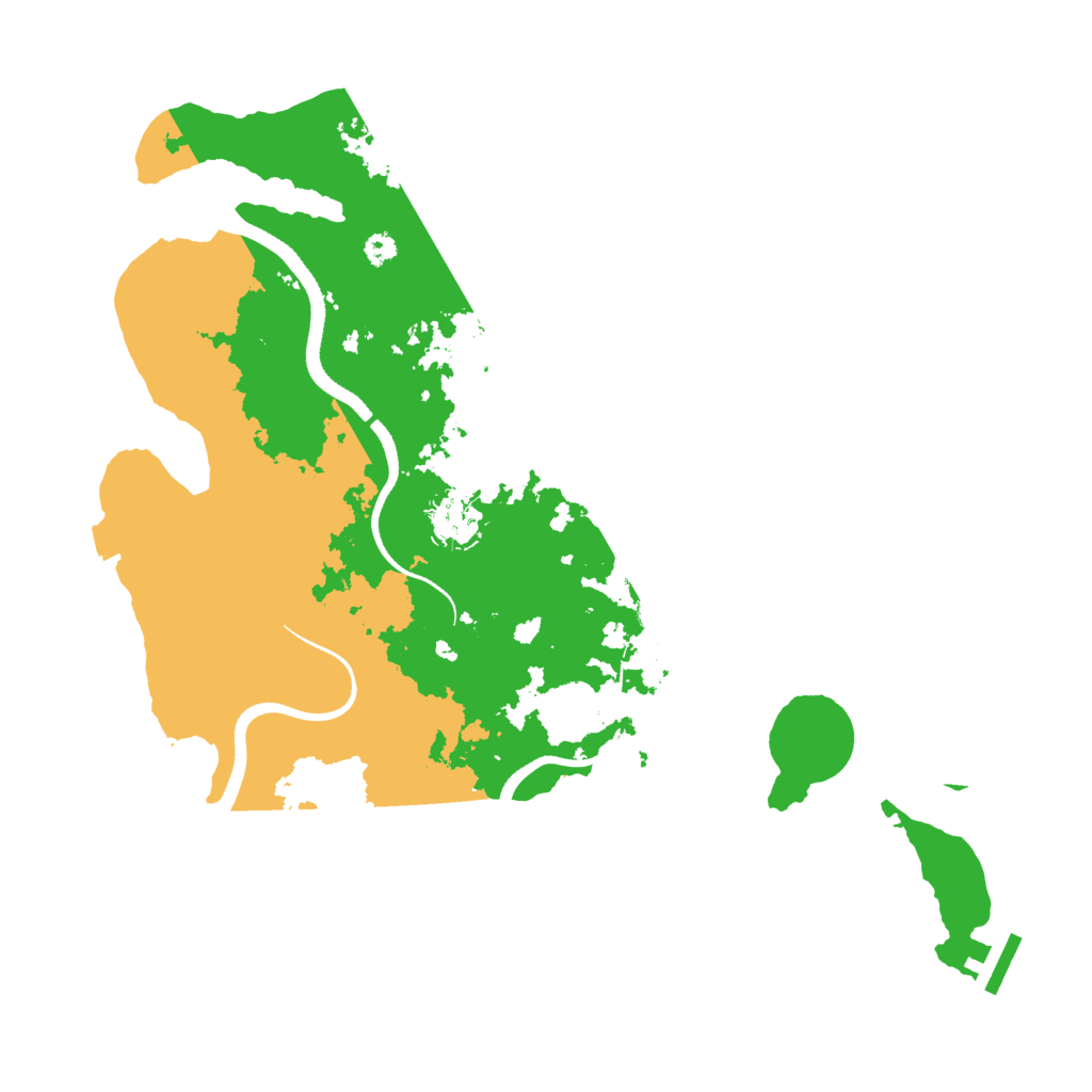 Biome Rust Map: Procedural Map, Size: 3500, Seed: 89593219