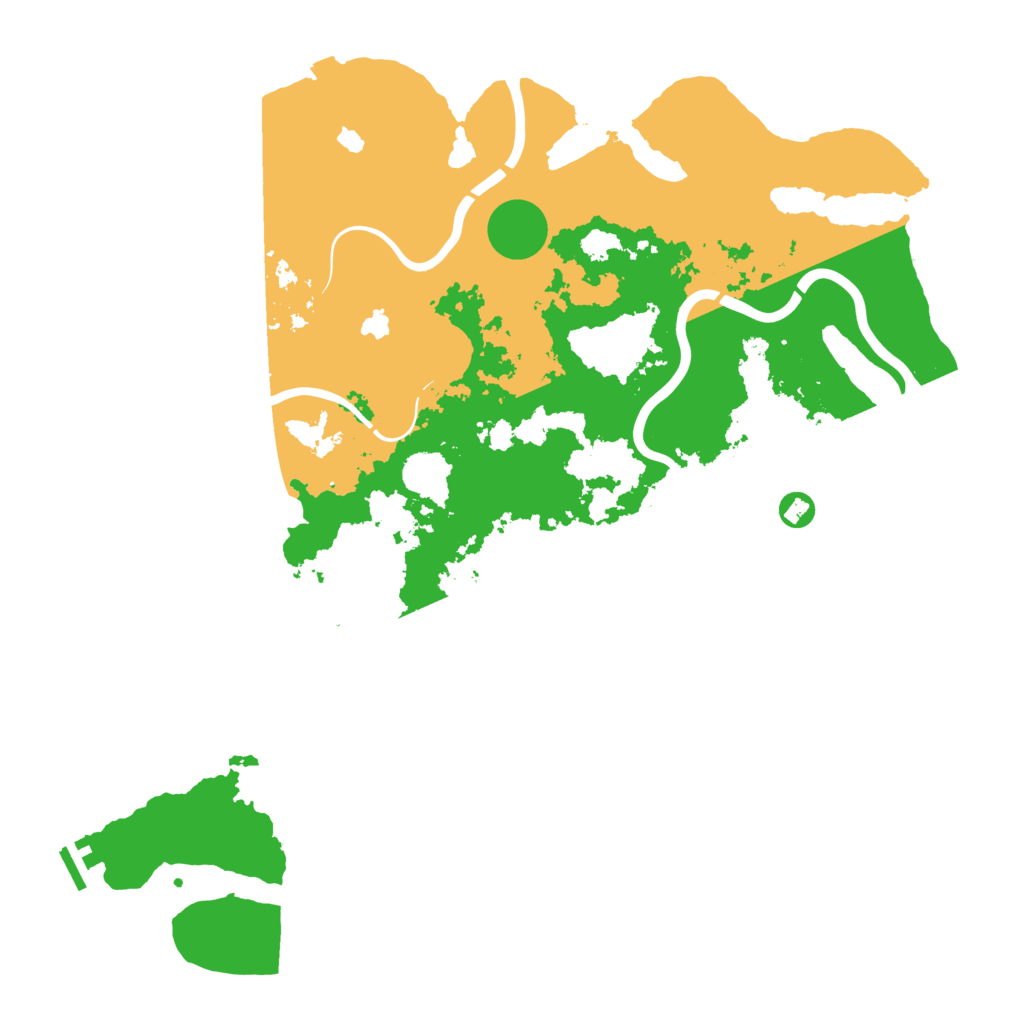 Biome Rust Map: Procedural Map, Size: 4500, Seed: 5341234