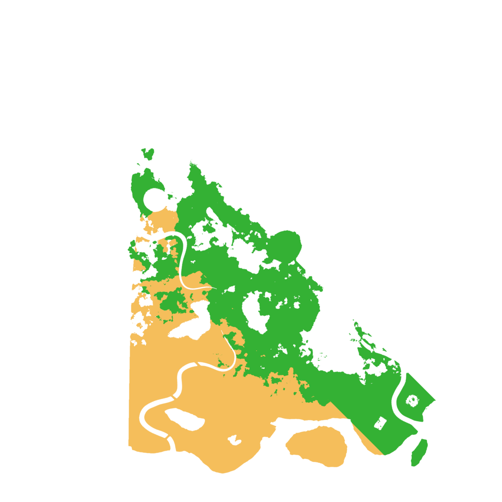 Biome Rust Map: Procedural Map, Size: 4300, Seed: 1731430276