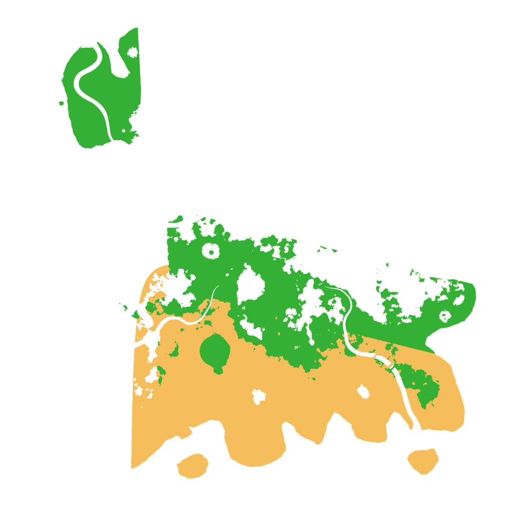 Biome Rust Map: Procedural Map, Size: 4500, Seed: 545493137