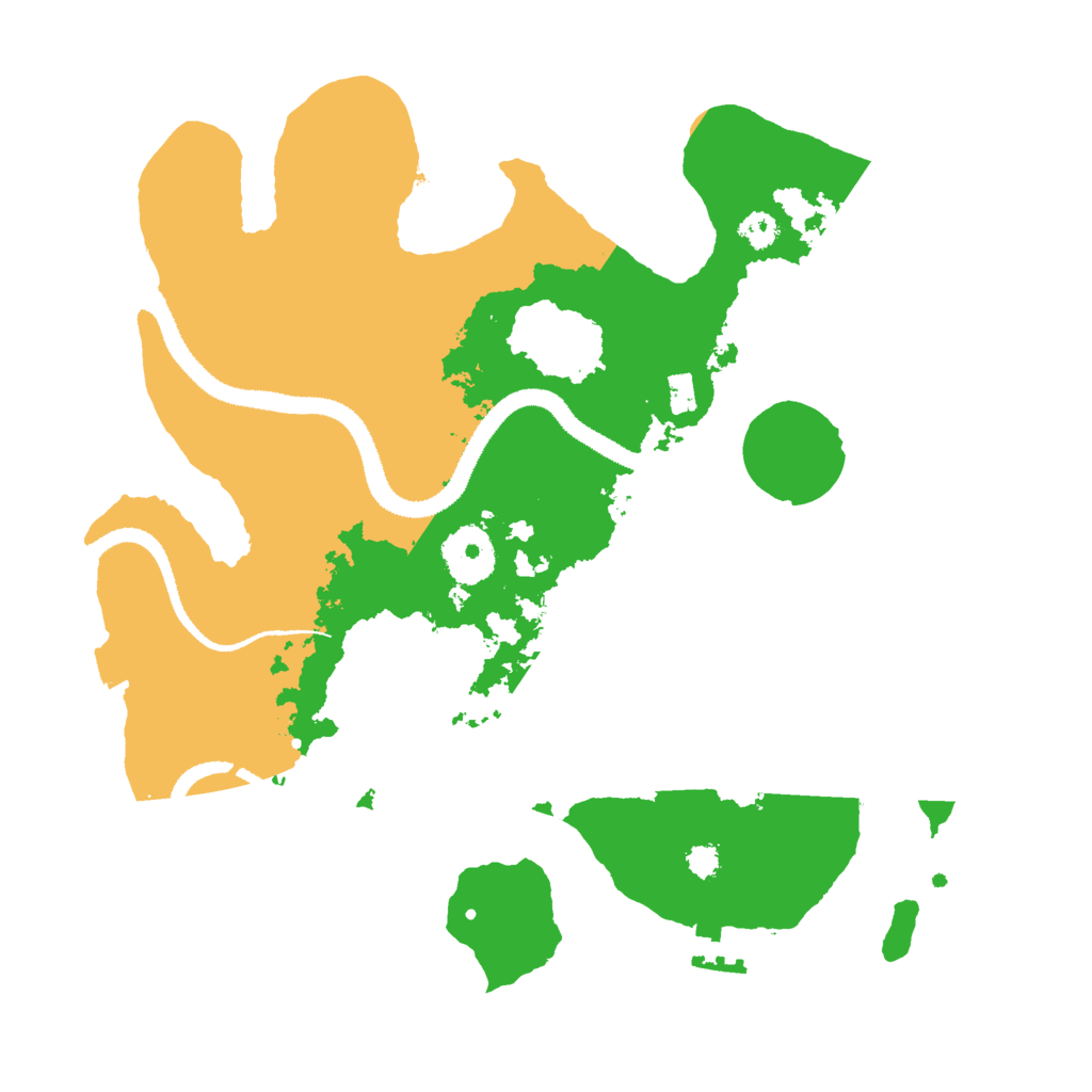 Biome Rust Map: Procedural Map, Size: 3000, Seed: 513280767