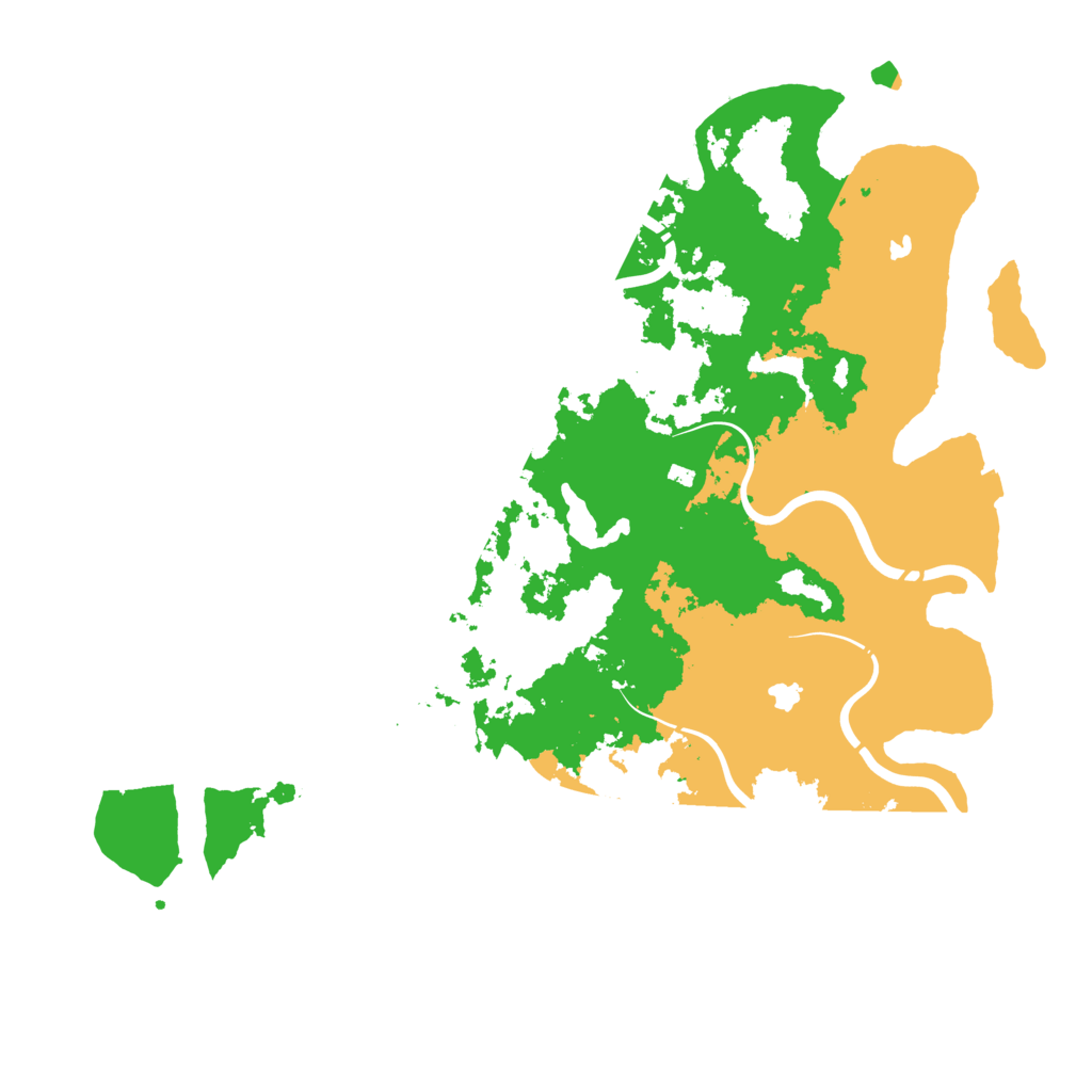 Biome Rust Map: Procedural Map, Size: 4500, Seed: 1313131313