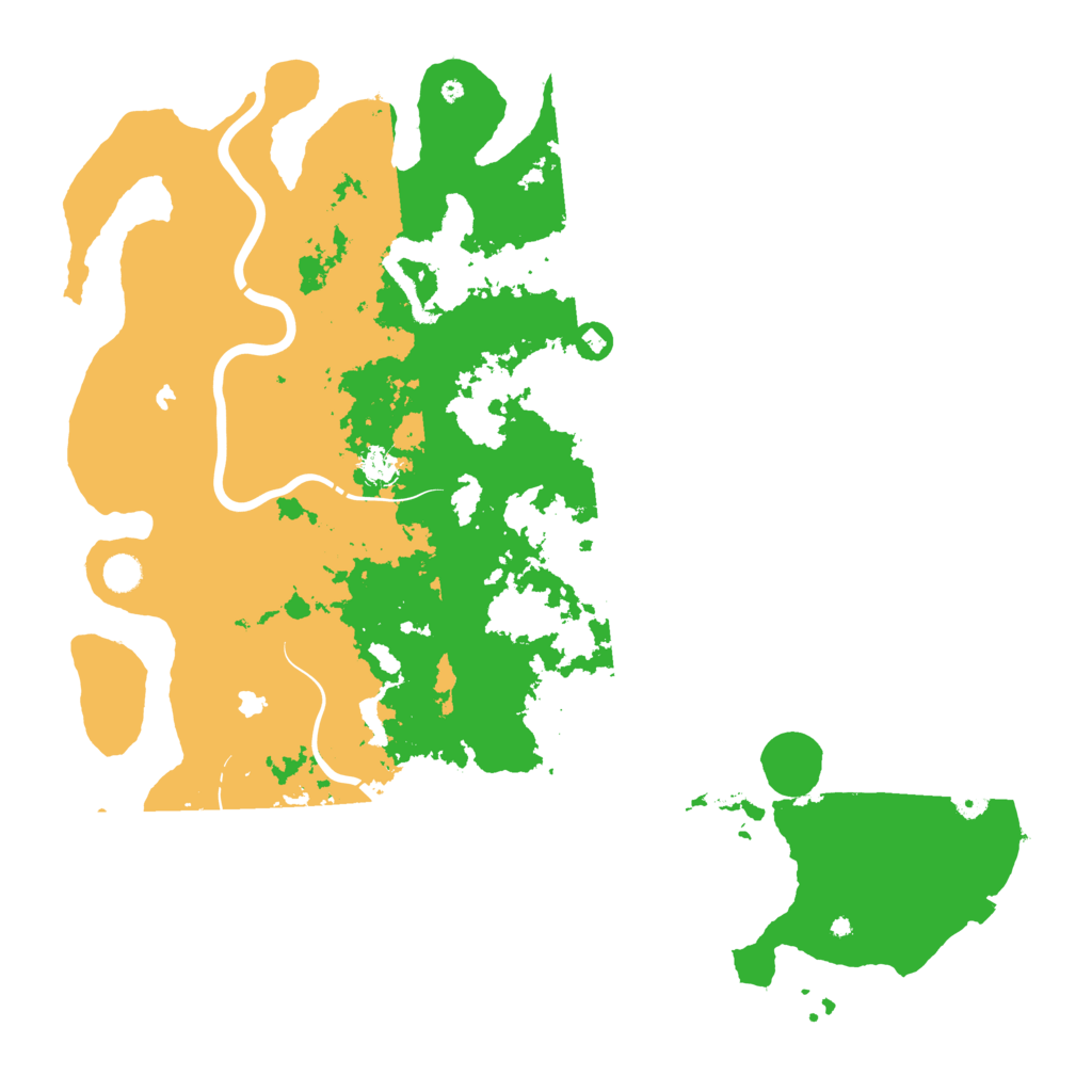 Biome Rust Map: Procedural Map, Size: 5000, Seed: 721772012