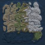 Thumbnail Rust Map: Procedural Map, Size: 5000, Seed: 721772012, 15 Monuments