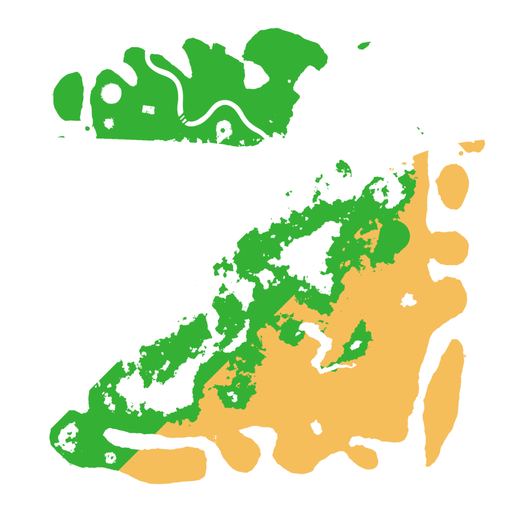 Biome Rust Map: Procedural Map, Size: 4500, Seed: 278605816