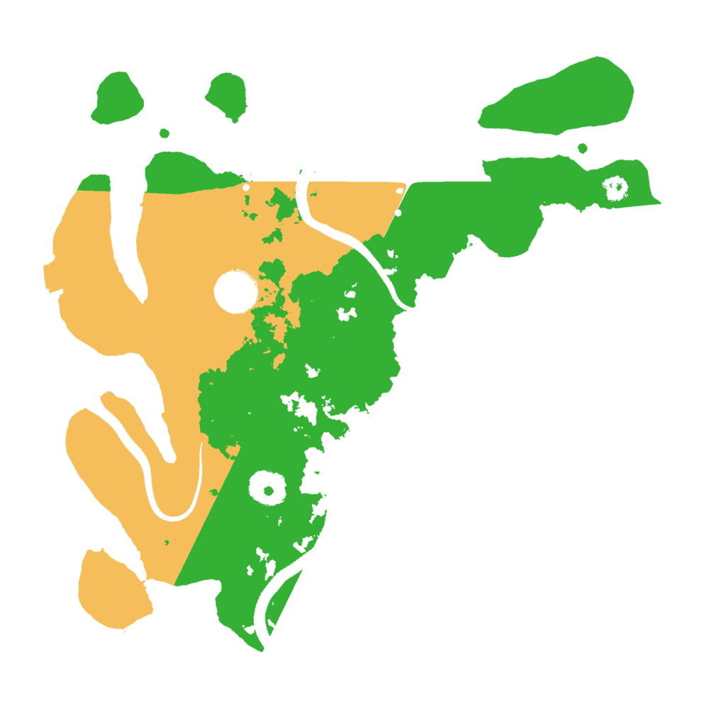 Biome Rust Map: Procedural Map, Size: 3000, Seed: 21924