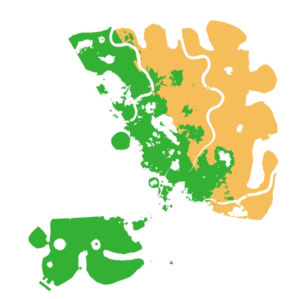 Biome Rust Map: Procedural Map, Size: 4500, Seed: 50338