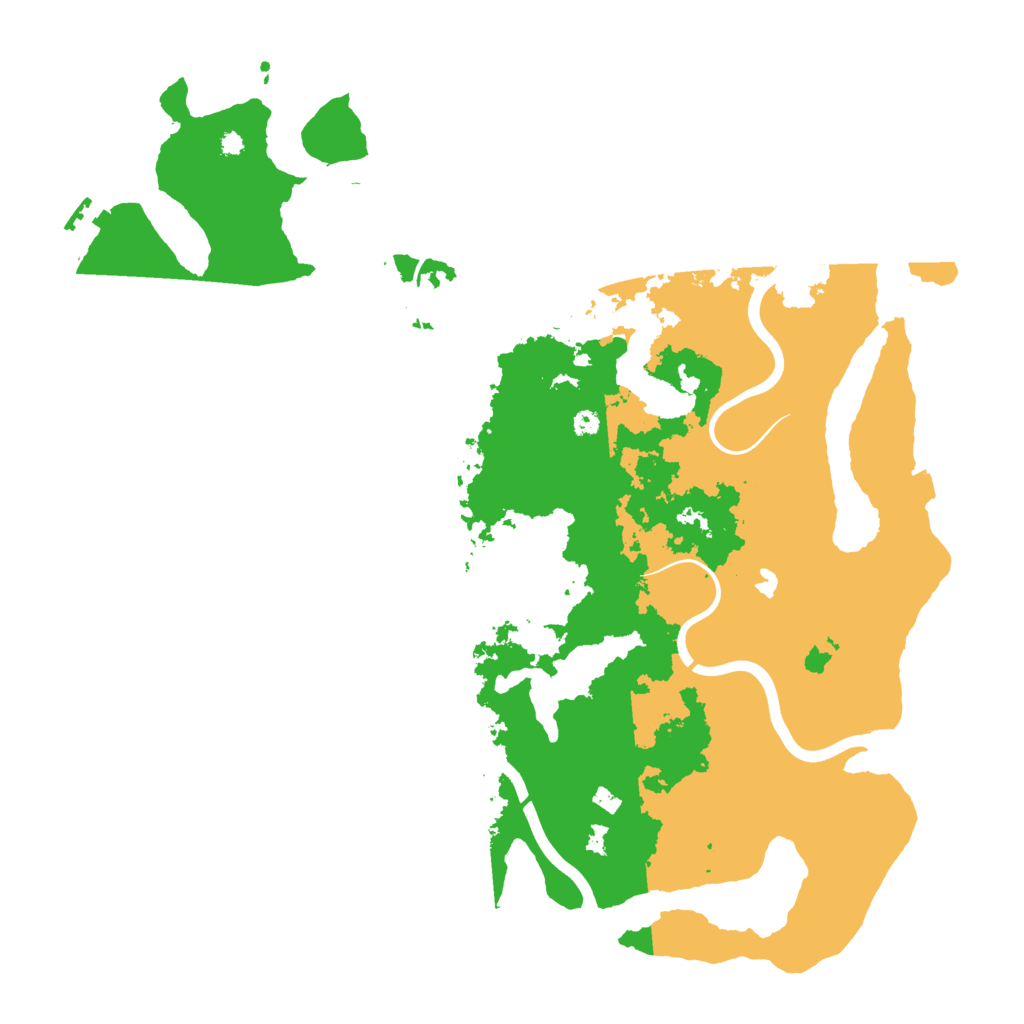 Biome Rust Map: Procedural Map, Size: 4000, Seed: 231548