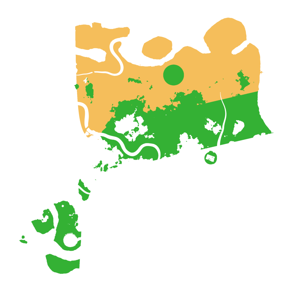 Biome Rust Map: Procedural Map, Size: 3750, Seed: 718086042