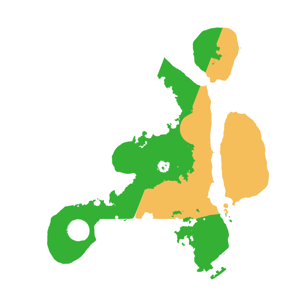 Biome Rust Map: Procedural Map, Size: 2500, Seed: 1507034991