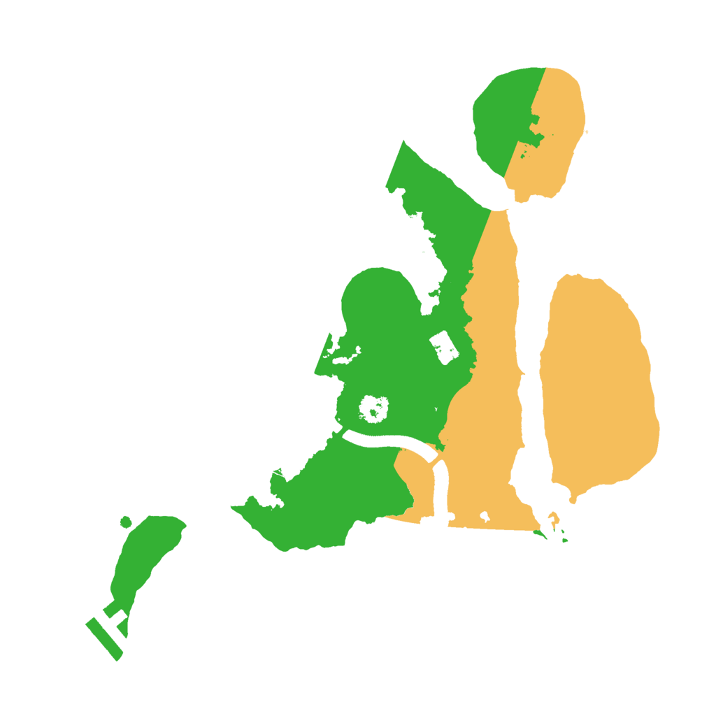 Biome Rust Map: Procedural Map, Size: 2500, Seed: 1507034991