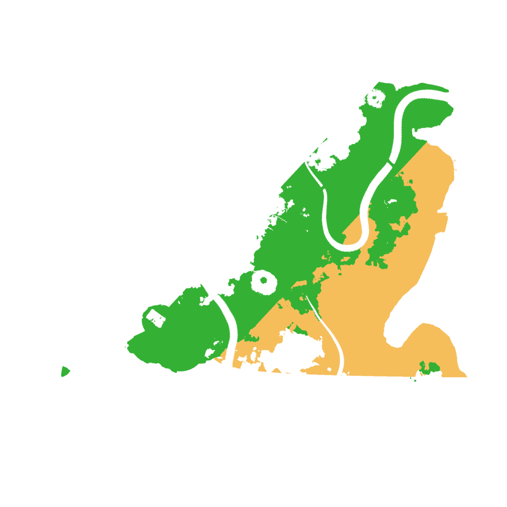 Biome Rust Map: Procedural Map, Size: 3000, Seed: 11537