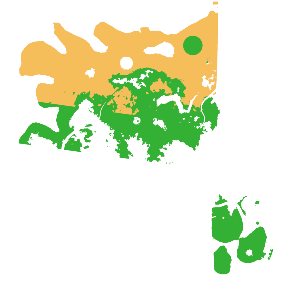 Biome Rust Map: Procedural Map, Size: 4000, Seed: 12777222