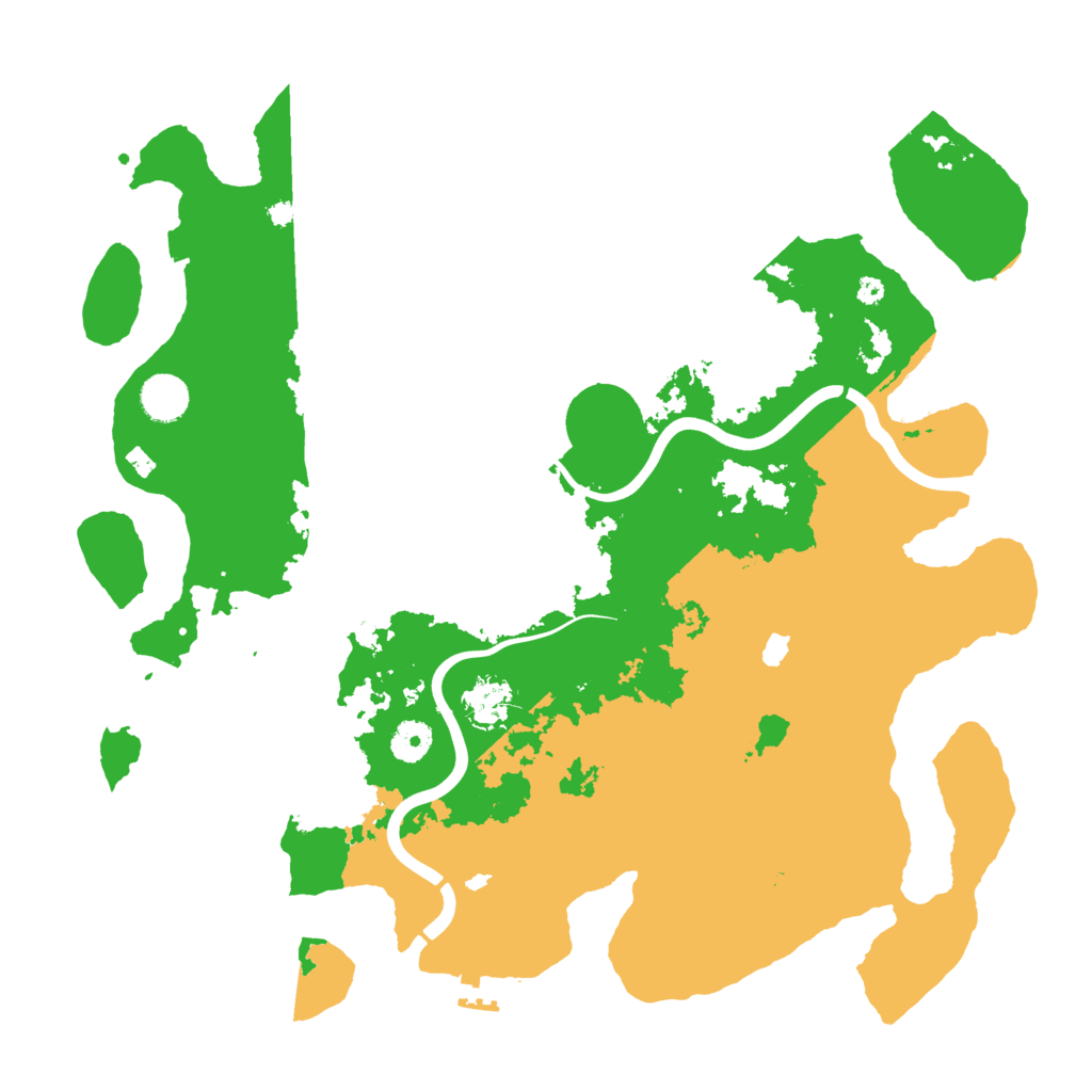Biome Rust Map: Procedural Map, Size: 4000, Seed: 518882827