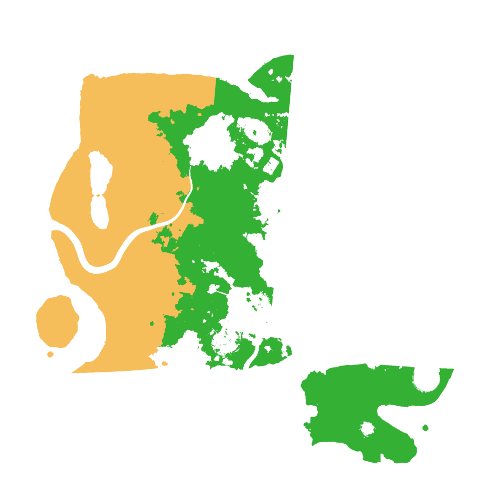 Biome Rust Map: Procedural Map, Size: 3300, Seed: 561824770