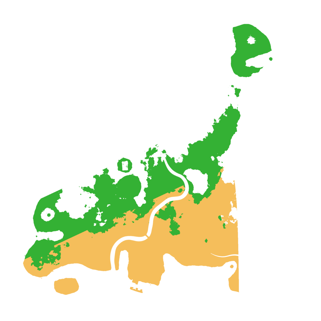 Biome Rust Map: Procedural Map, Size: 3700, Seed: 1078689986