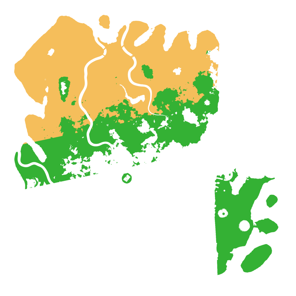 Biome Rust Map: Procedural Map, Size: 4800, Seed: 30269182