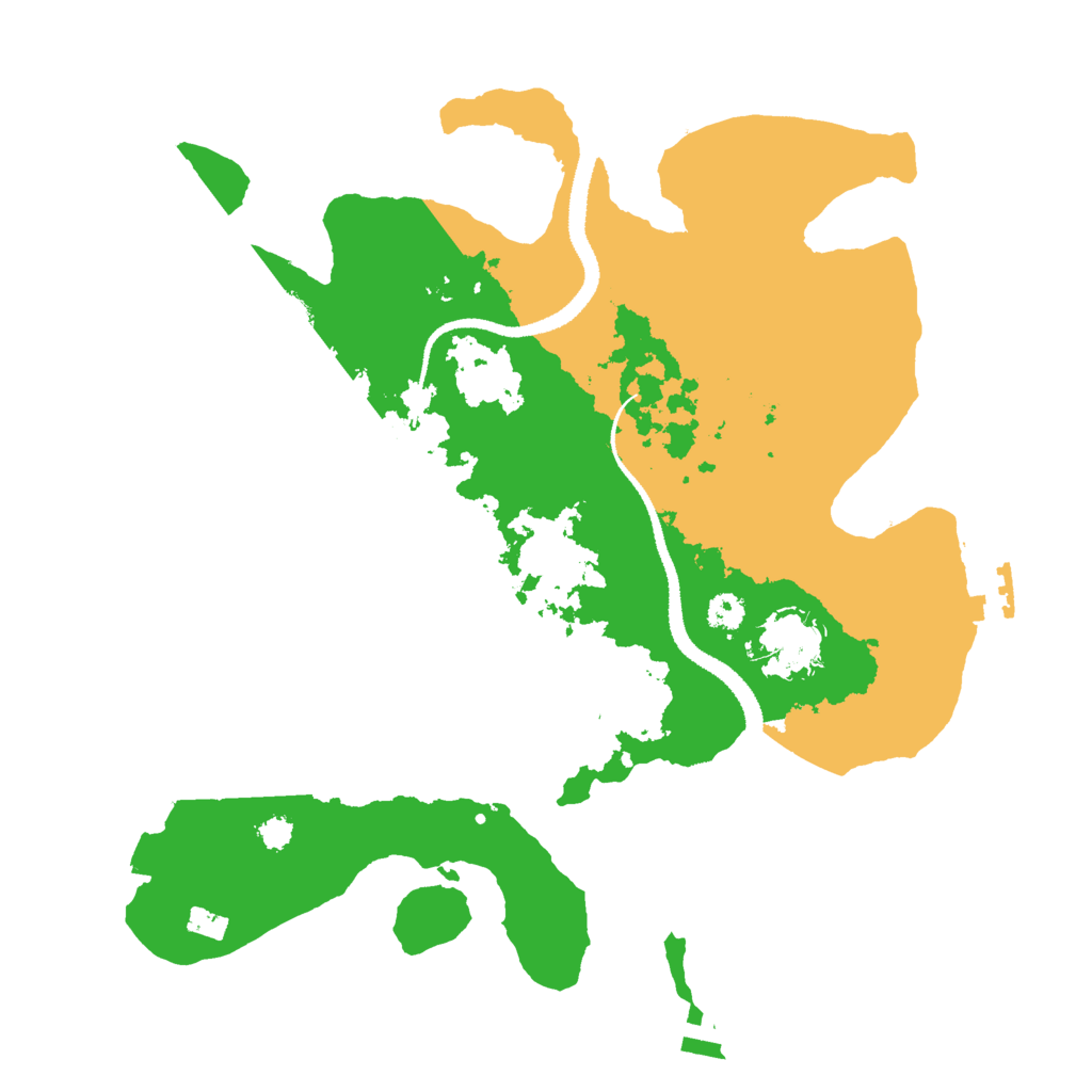 Biome Rust Map: Procedural Map, Size: 3000, Seed: 97979