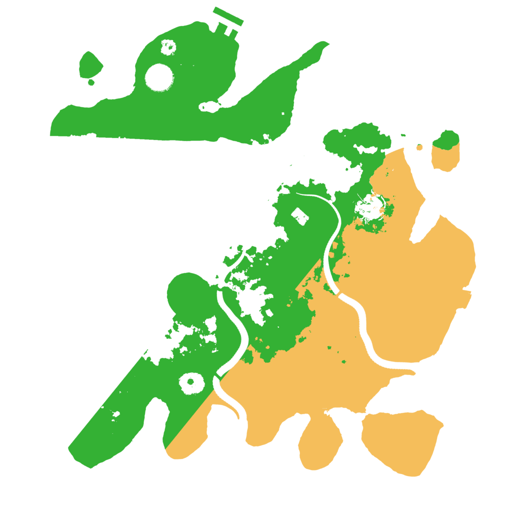 Biome Rust Map: Procedural Map, Size: 3250, Seed: 1593242181