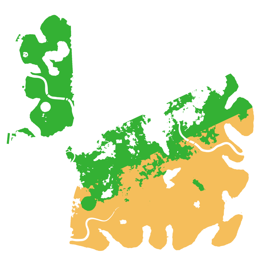 Biome Rust Map: Procedural Map, Size: 5000, Seed: 926303754