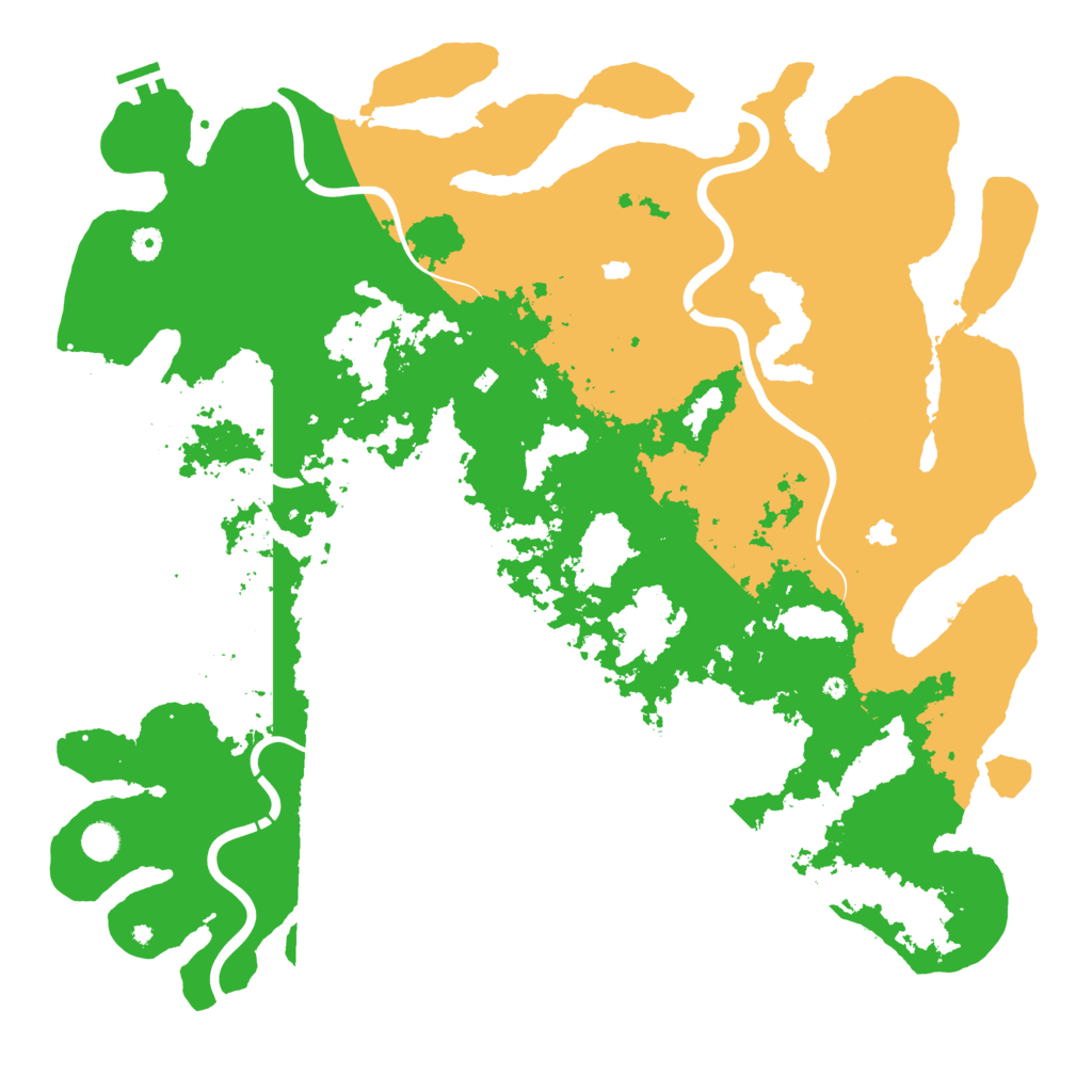 Biome Rust Map: Procedural Map, Size: 5000, Seed: 1555186948